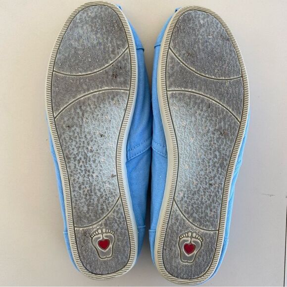 Bobs Skechers Alpargata Slip On Moccasins Shoe 33645 Light Blue Women’s 7.5 - Picture 10 of 10